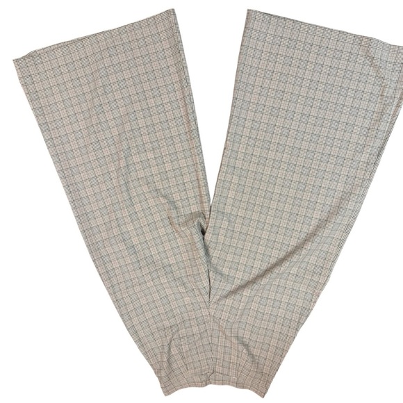 NWT Anthropologie Corey Lynn Calter Pleated Wide-Leg Plaid Trousers Pants Size S - Picture 10 of 16